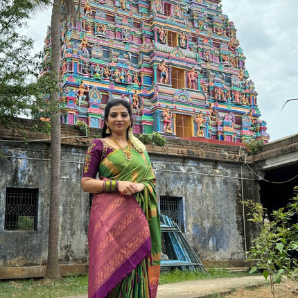 Border Less Kanchi Silk