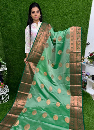 Long Border Kanchi Silk