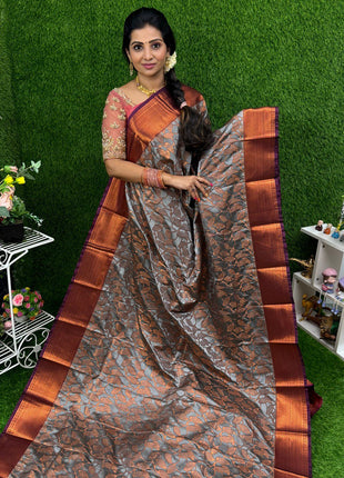 Triple Shade Kanchi Silk