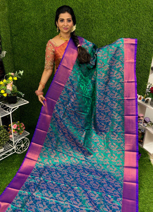Triple Shade Kanchi Silk