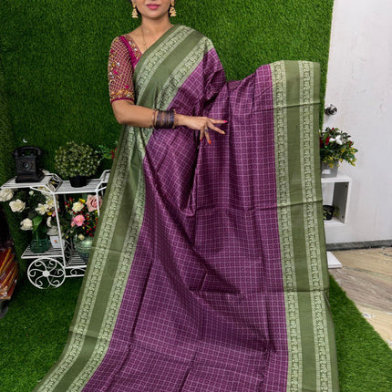 Semi Tussar silk