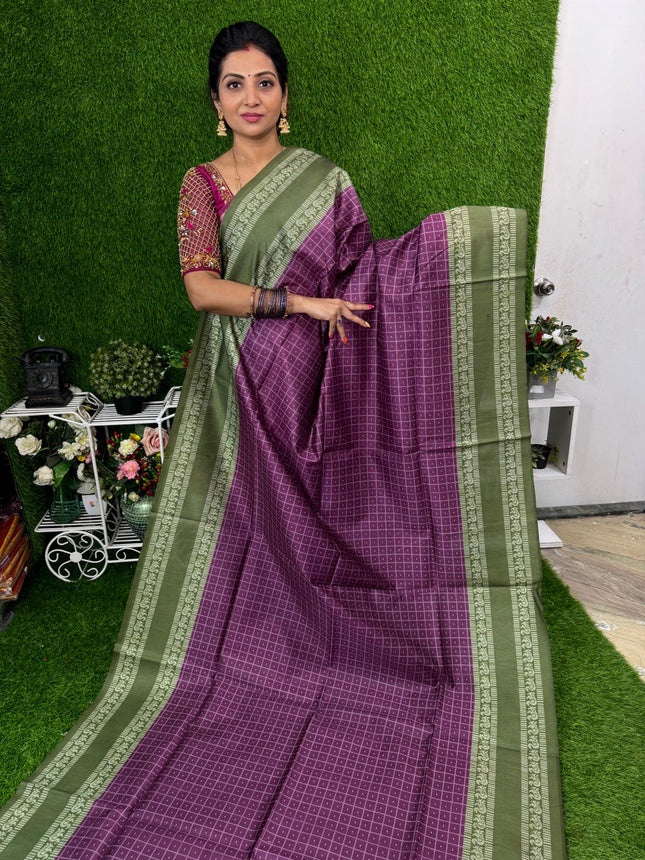 Semi Tussar silk