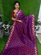 Mulberry Saree