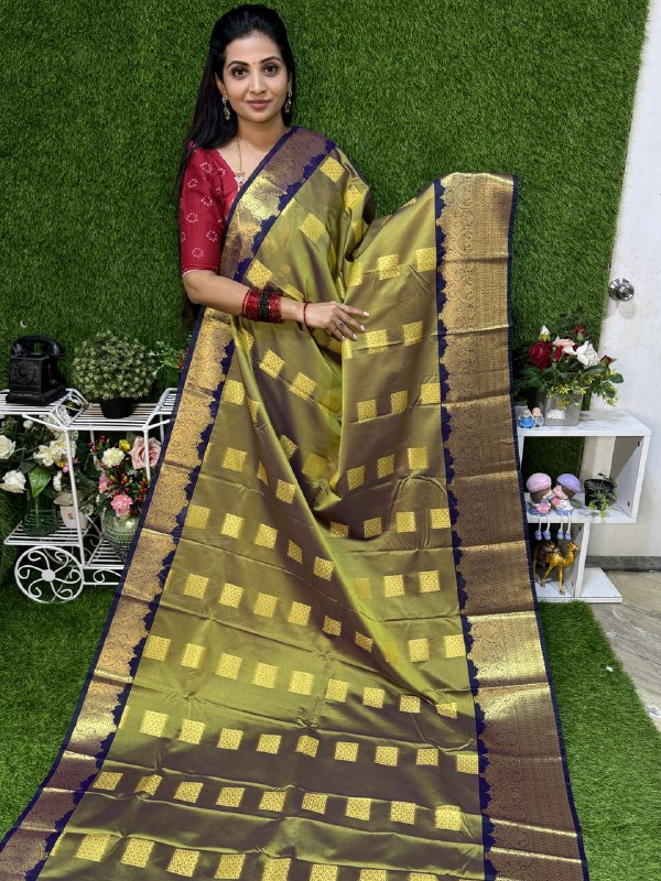 Premium Kanchi Gold Zari