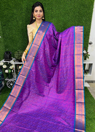 Triple Shade Kanchi Silk