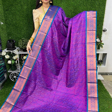 Triple Shade Kanchi Silk