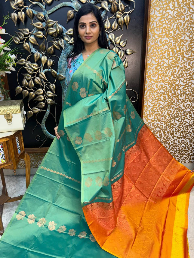 Border Less Kanchi Silk