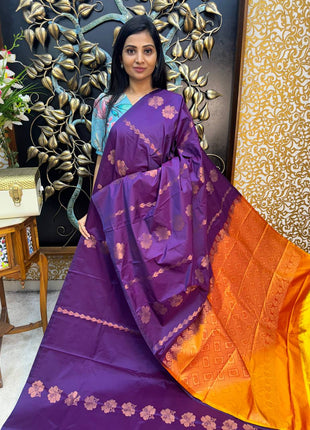 Border Less Kanchi Silk