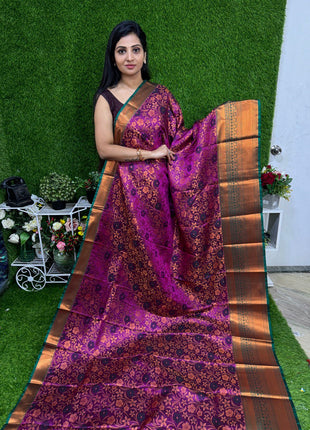 Triple Shade Kanchi Silk