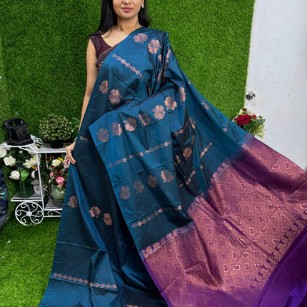 Border Less Kanchi Silk