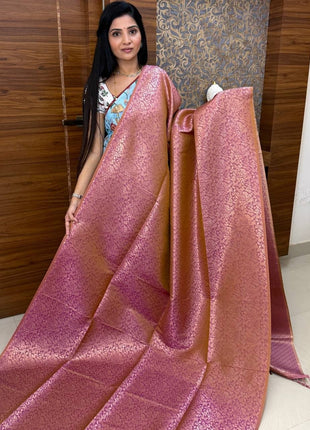 Border Less Kanchi Silk
