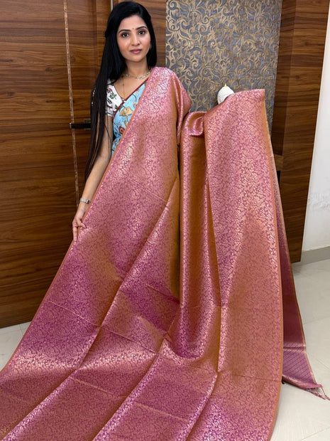 Border Less Kanchi Silk