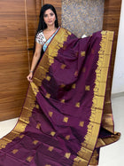 Premium Kanchi Gold Zari Pallaku Design
