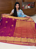 Premium Kanchi Gold Zari Pallaku Design
