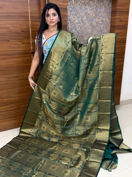 Premium Kanchi Gold Zari