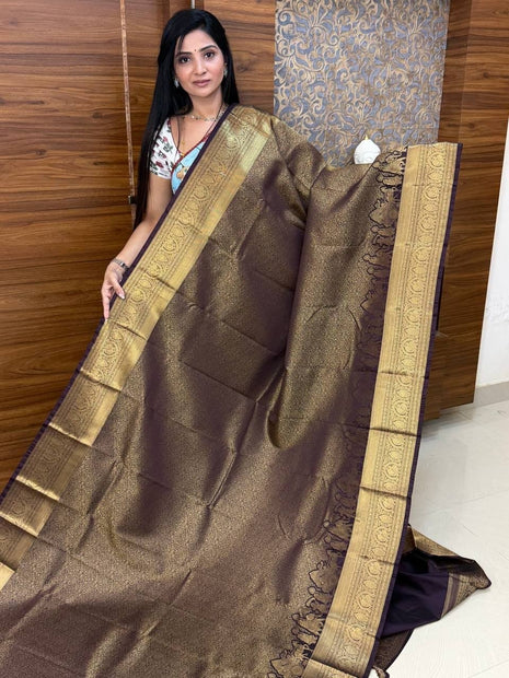 Premium Kanchi Gold Zari