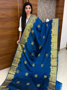 Premium Kanchi Gold Zari Pallaku Design