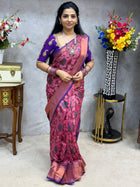 Semi Raw Silk Sarees