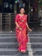 Kanchi Silk With Palum Pazhamum Checks Pattern