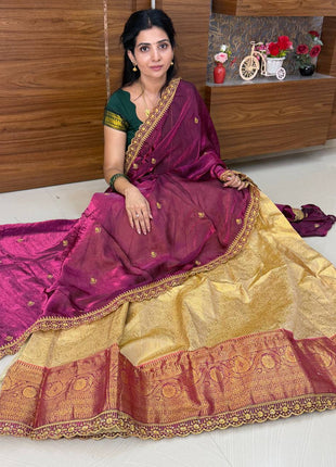 Lehenga is Free Size (Semi Stitched )