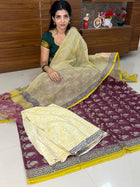 Kota Doria Salwar Suit  (UNSTITCHED)