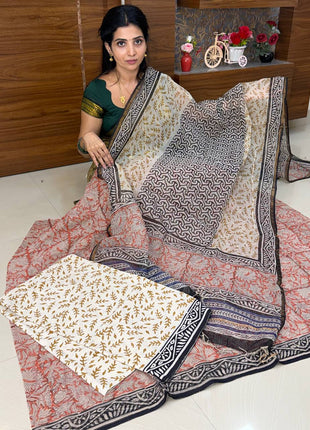 Kota Doria Salwar Suit  (UNSTITCHED)