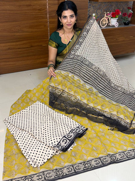 Kota Doria Salwar Suit  (UNSTITCHED)