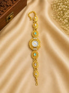 Women's Gold-Tone Ethnic Bracelet Watch