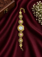 Women's Gold-Tone Ethnic Bracelet Watch