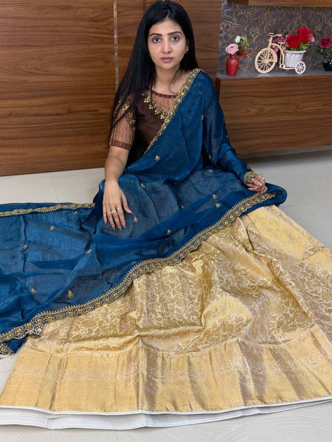 Lehenga is Free Size (Semi Stitched )