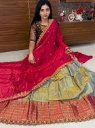 Lehenga is Free Size (Semi Stitched )