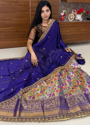 Lehenga is Free Size (Semi Stitched )