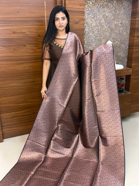Border Less Kanchi Silk