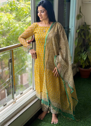 Kota Doria Salwar Suit  (UNSTITCHED)