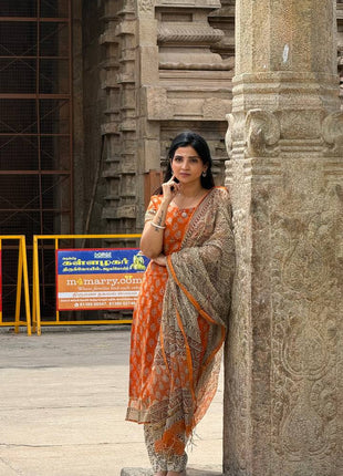 Kota Doria Salwar Suit  (UNSTITCHED)