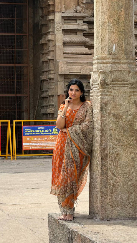 Kota Doria Salwar Suit  (UNSTITCHED)