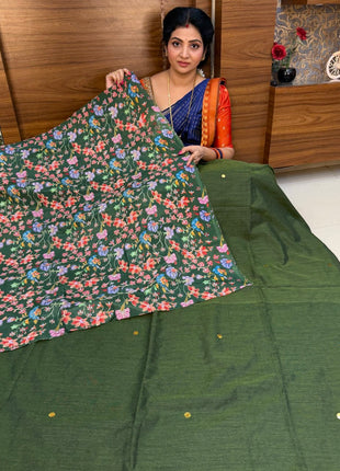 MUL MUL COTTON WITH Position Blouse (Sequence Fabric)