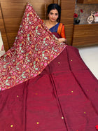 MUL MUL COTTON WITH Position Blouse (Sequence Fabric)