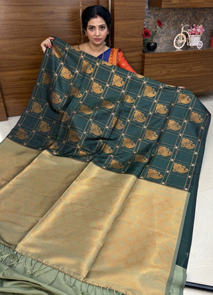 BORDER LESS KANCHI SILK