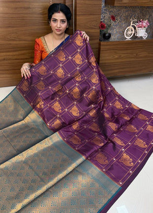 BORDER LESS KANCHI SILK