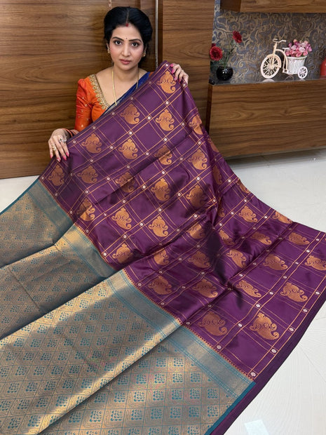BORDER LESS KANCHI SILK