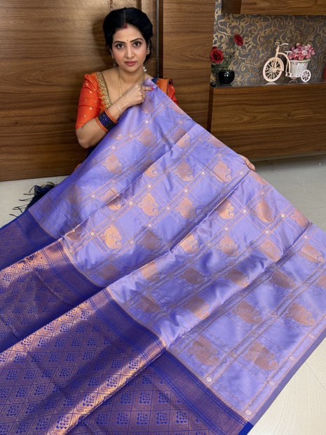 BORDER LESS KANCHI SILK