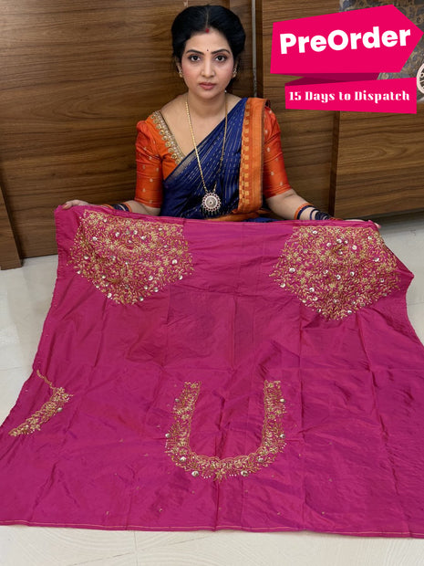 hand make heavy aari work blouse ( 1 meter )