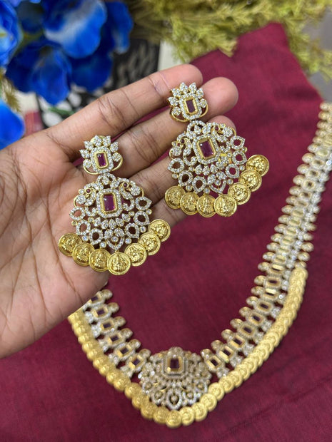 Kasu Malai WITH Stone Work
