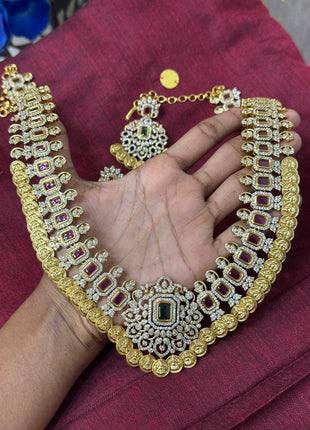 Kasu Malai WITH Stone Work