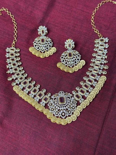 Kasu Malai WITH Stone Work
