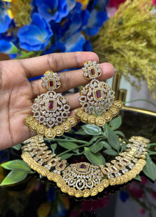 Kasu Malai WITH Stone Work