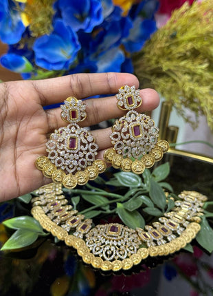 Kasu Malai WITH Stone Work