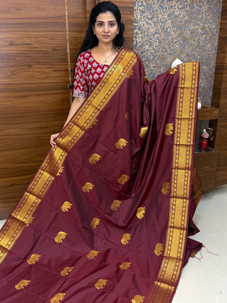 KANCHI SILK GOLD ZARI