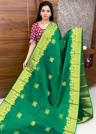 Premium Kanchi Gold Zari Pallaku Design